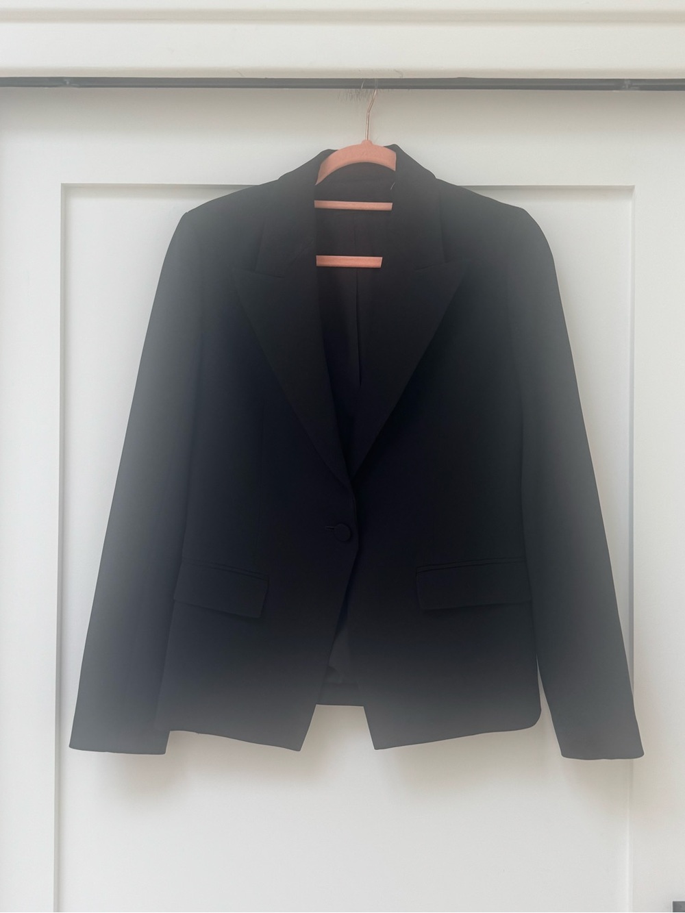 Theory Black Women's Single-Button Tailored Blazer